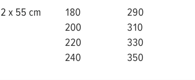 Møbel langbord 200 butterfly udtræk